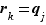 r_k=q_j