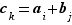c_k=a_i+b_j