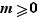 m≥0