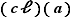 (cℓ)(a)