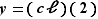 y=(cℓ)(2)