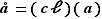 å=(cℓ)(a)