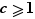 c≥1