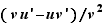 (vu'-uv')/v²