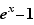 e^x-1