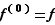f^(0)=f