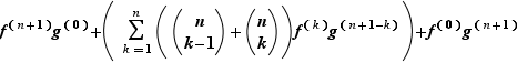 f^(n+1)g^(0)+(∑_k=1^n(|(...